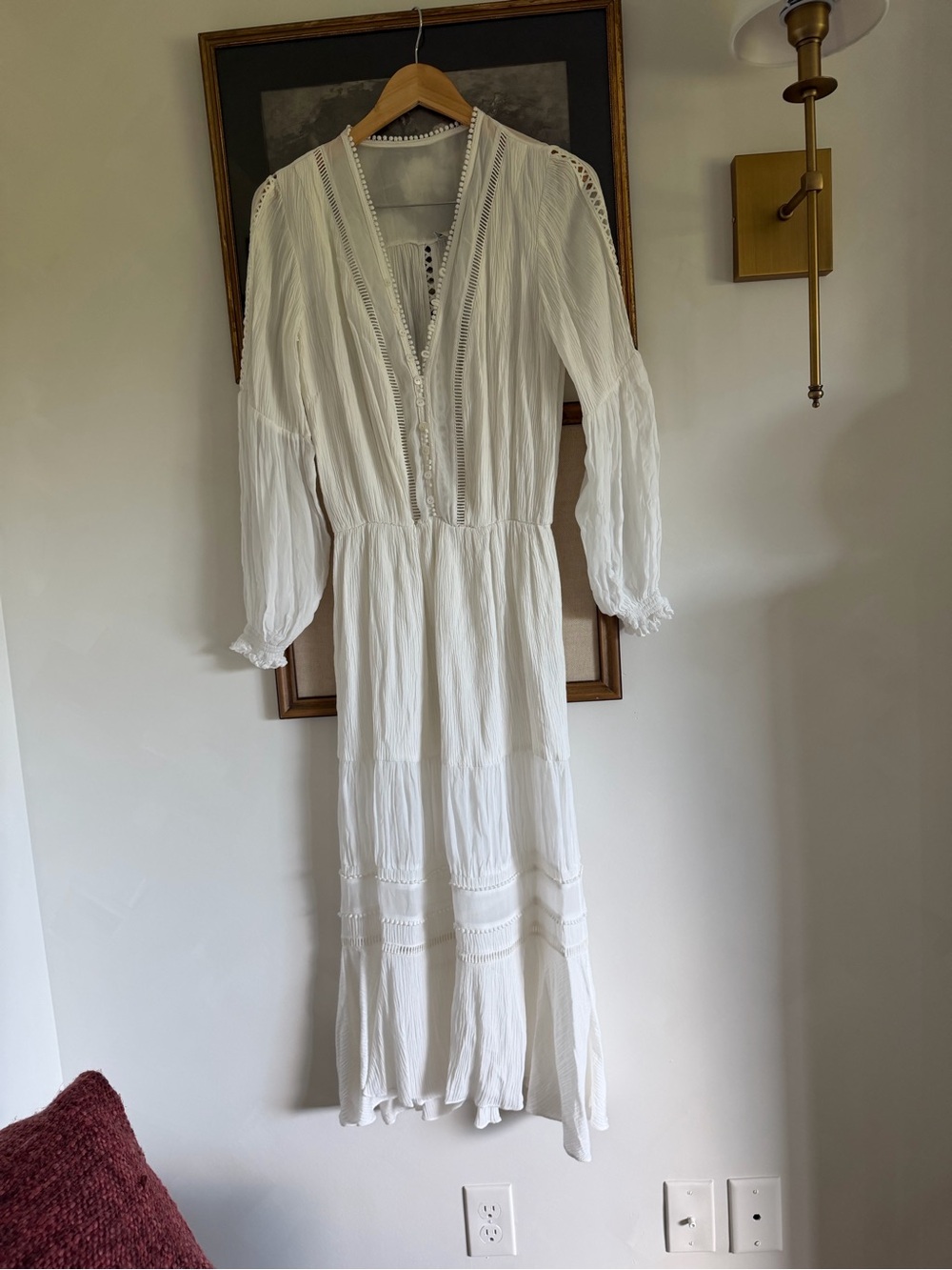 AURA The Label Frankie Dress in White sz S (like new)